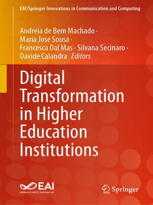 cover image of Digital Transformation in Higher Education Institutions